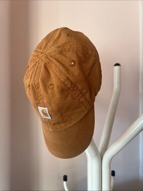 Carhartt Infant/Toddler Brown Canvas Cap with Logo Patch